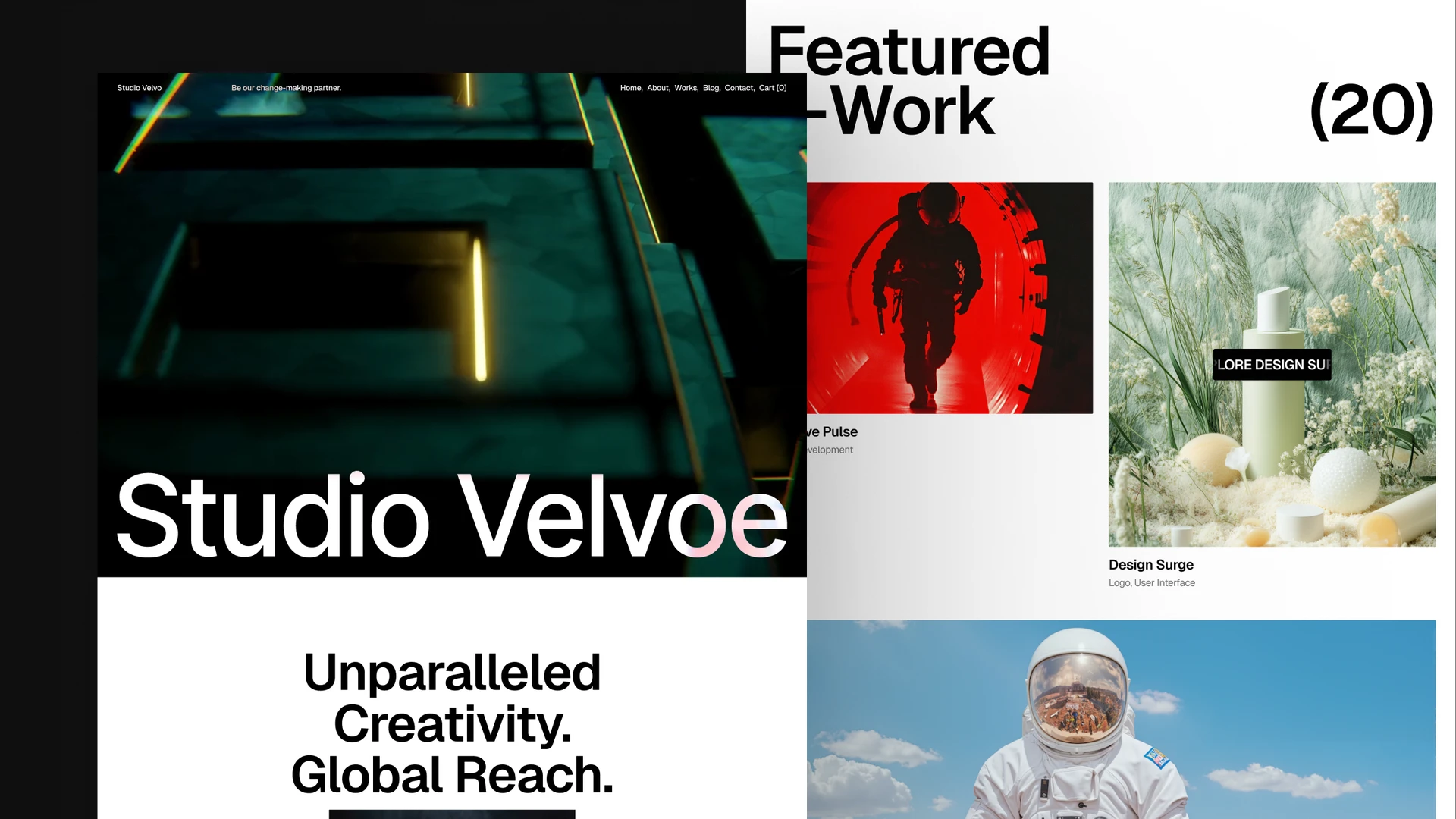 Studio Velvoe - Creative Studio & Marketing Agency Figma and Framer Template