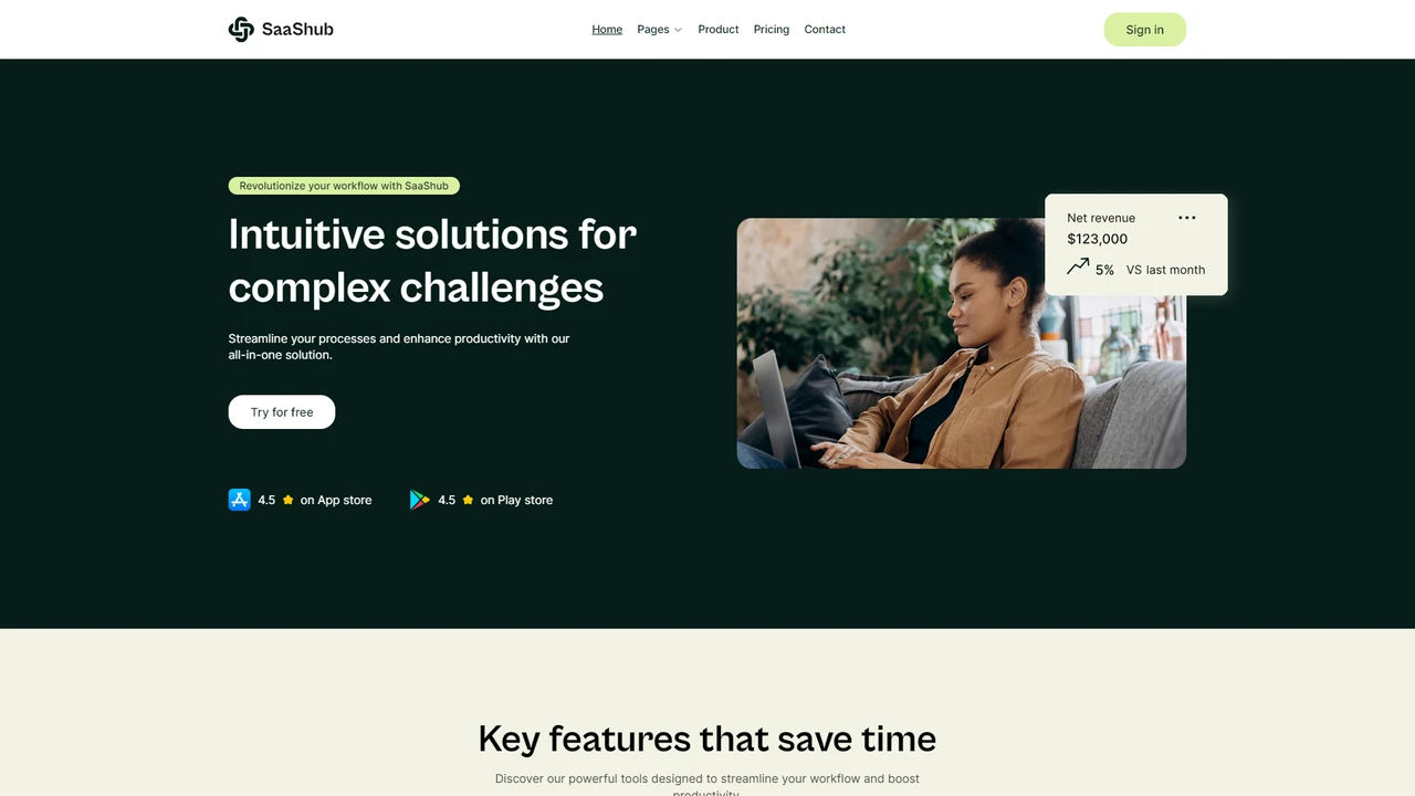 Elixhub - SaaS and Technology Framer Template