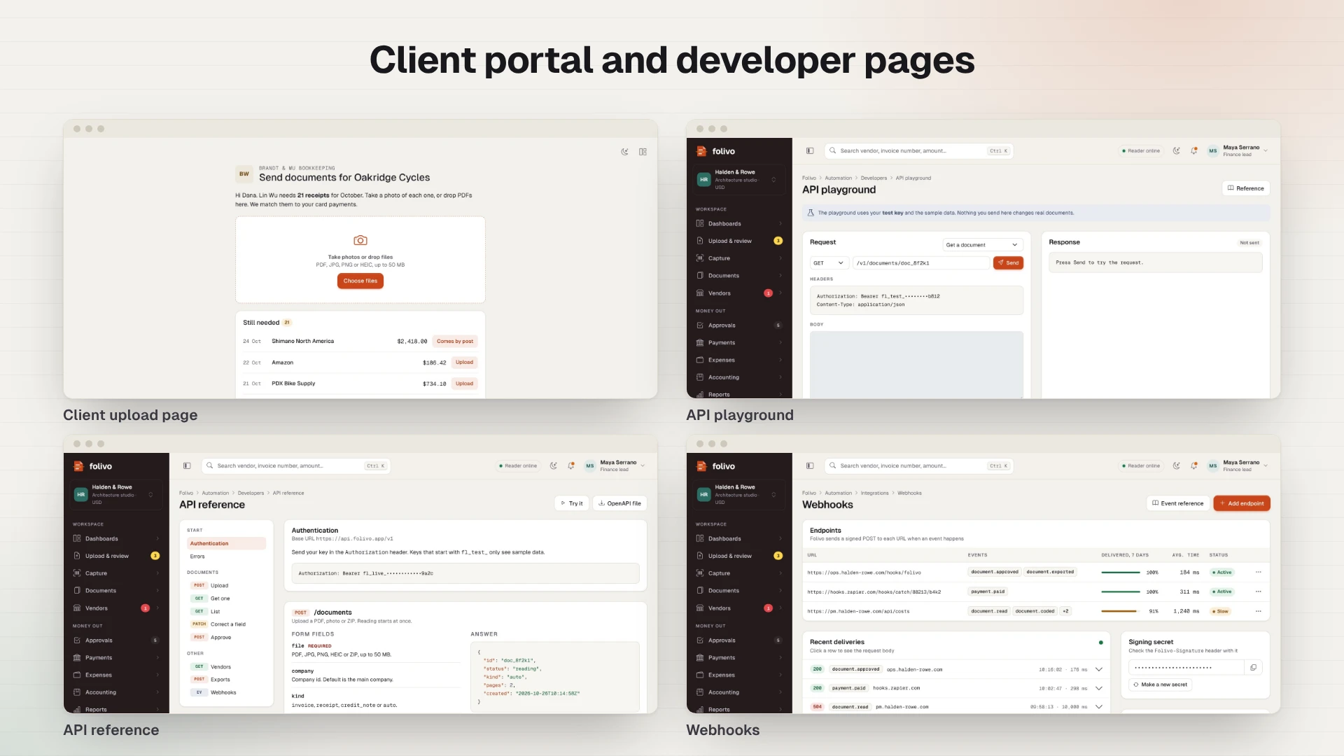 Folivo - AI Invoice & Receipt OCR Admin Dashboard Template HTML, React, Vue (Screenshot 9 of 20)