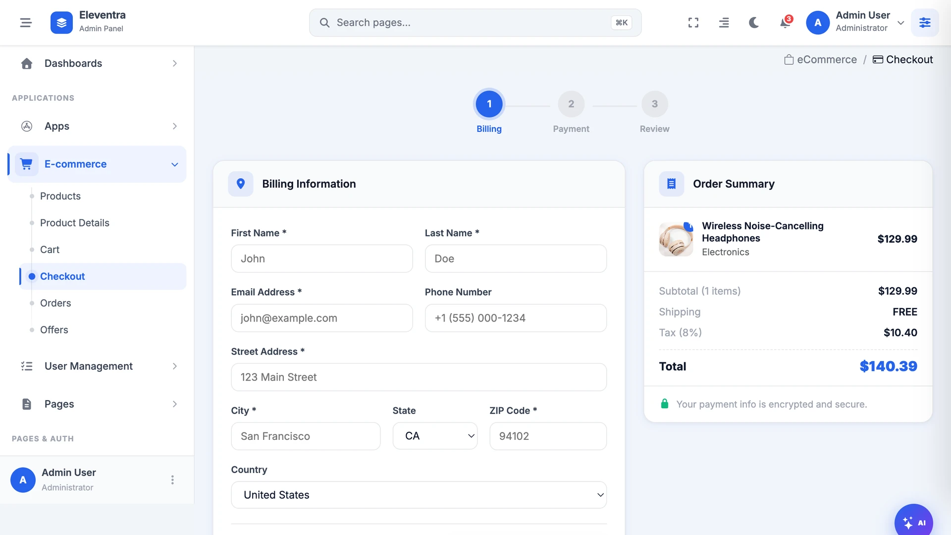 Eleventra - Angular 21 Admin Dashboard Template + UI Kit + 90+ Pages