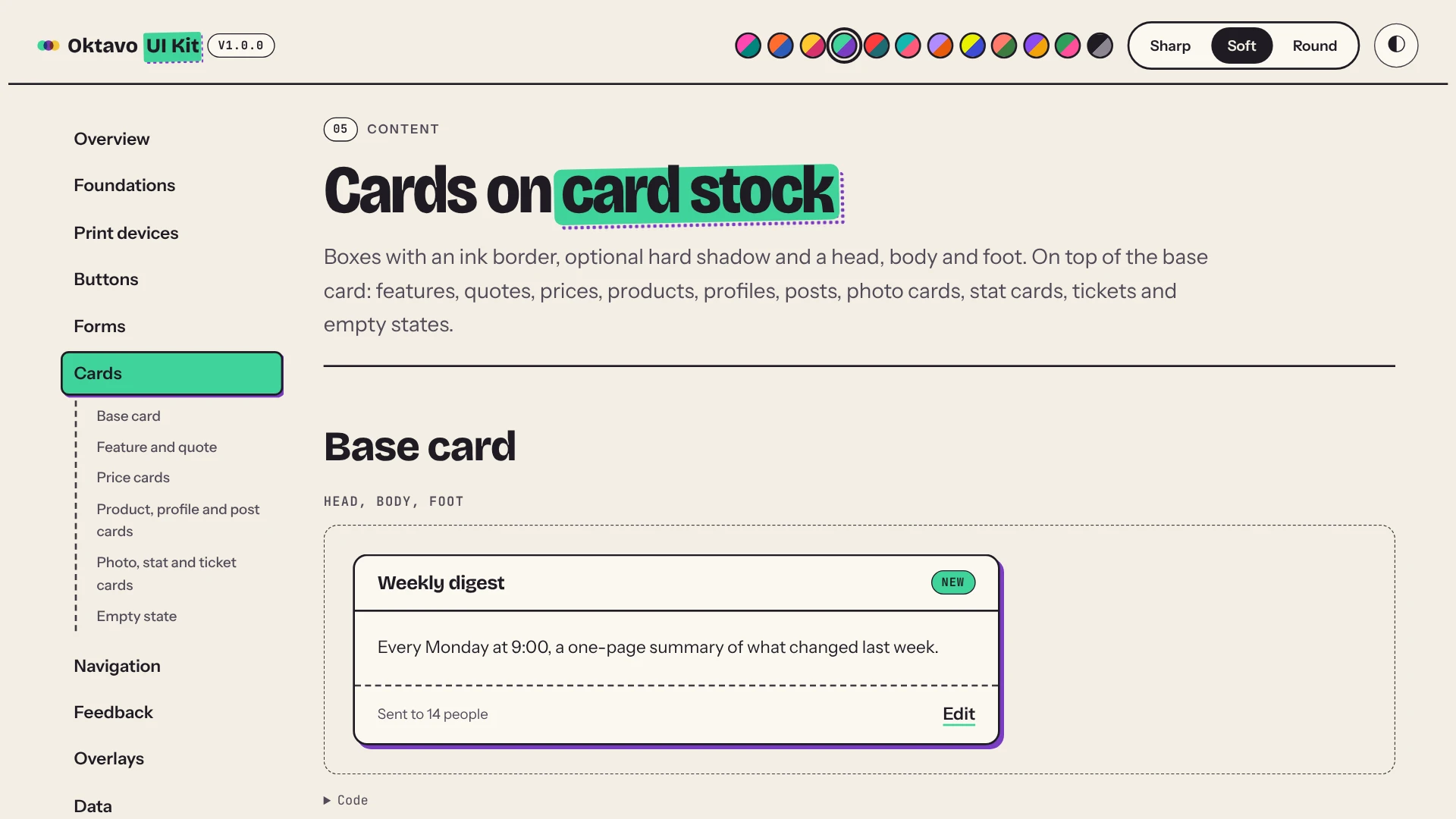 Oktavo UI Kit - HTML, SCSS & Figma Design System (Screenshot 16 of 19)