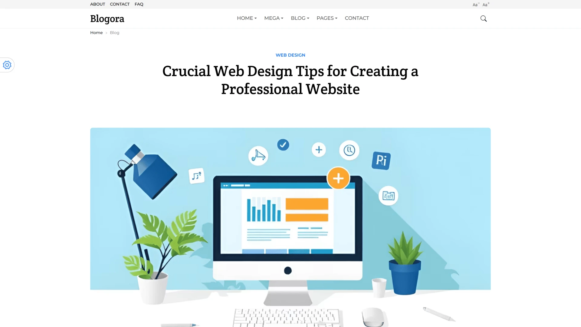 Blogora - Simple Personal Blog & Portfolio HTML Templates