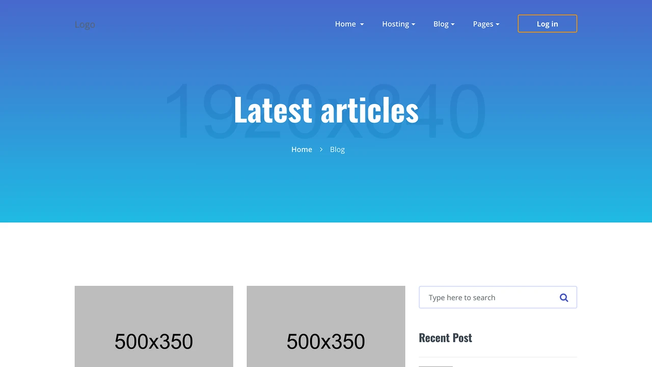 GridHost - Hosting Business Template