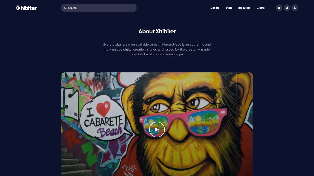 Xhibiter - Web3 Crypto NFT Marketplace Figma Template