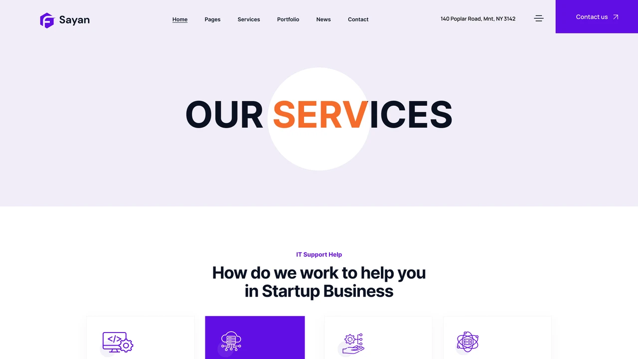 Sayan - Multipurpose Business Figma Template