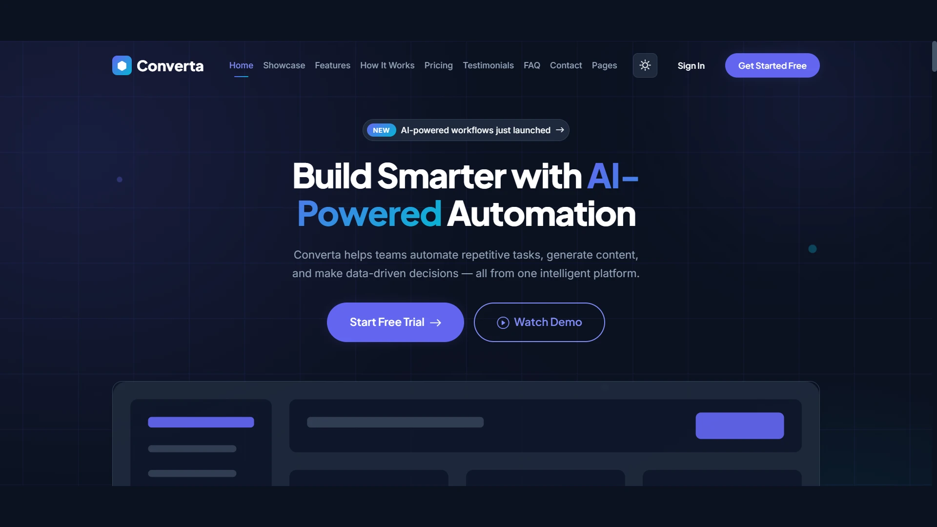 Converta - Premium Multi-Demo SaaS & AI Startup Bootstrap 5 Template