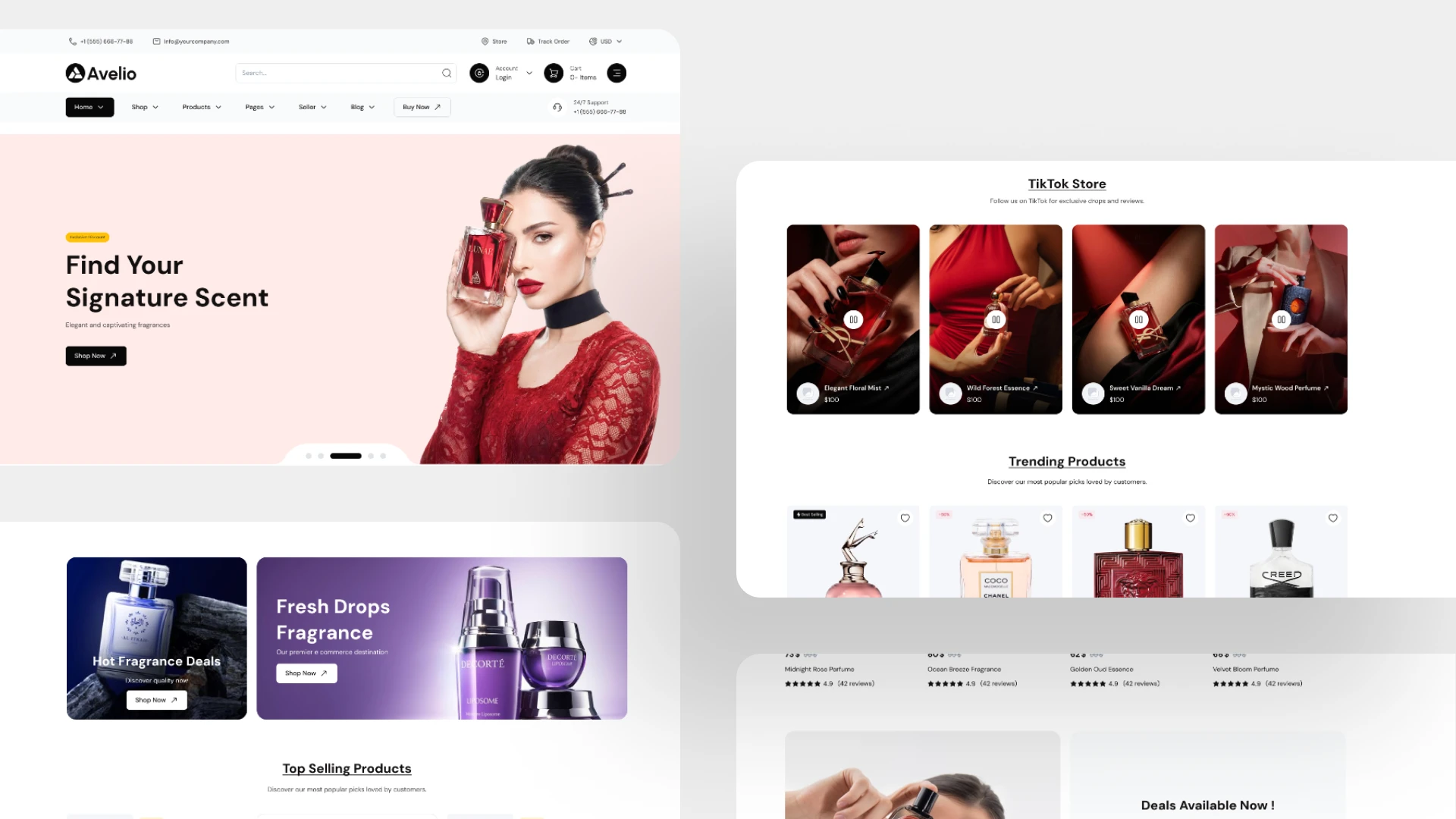 Avelio - Multipurpose eCommerce Figma UI Kit