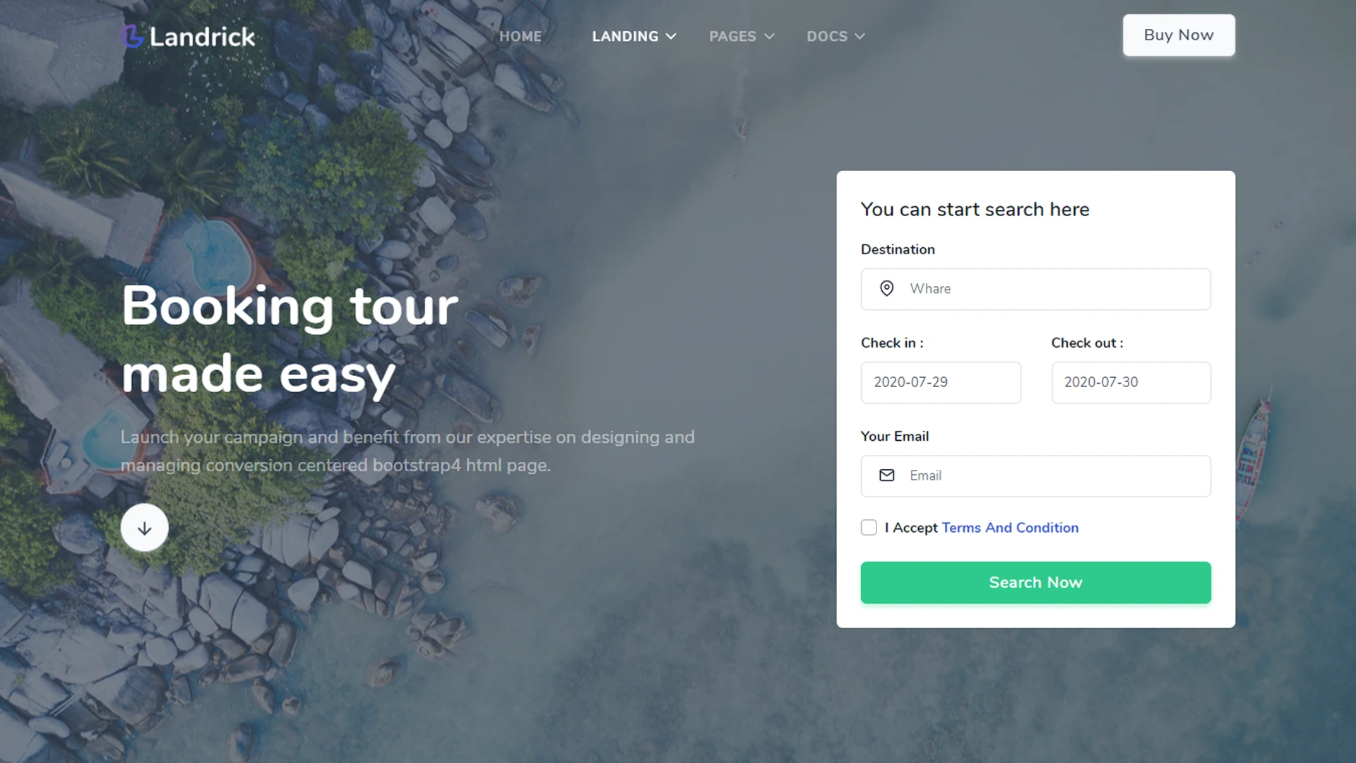 Landrick - App, Saas & Software Landing & Admin Dashboard Bootstrap 5 Template