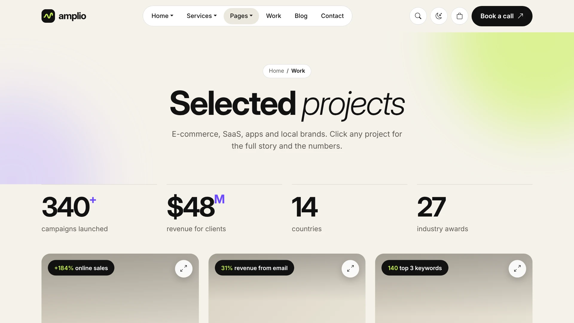 Amplio - Digital Marketing Agency WordPress Theme (Screenshot 42 of 66)