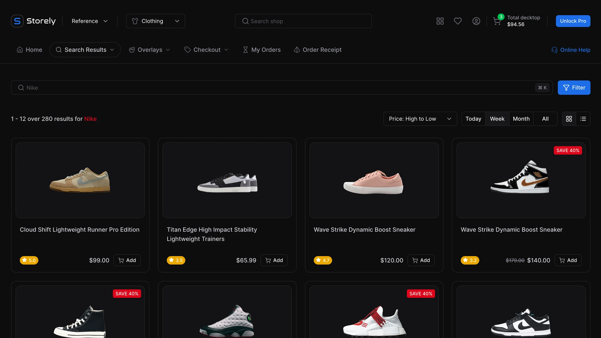 Storely - Tailwind CSS, Next.js eCommerce Template