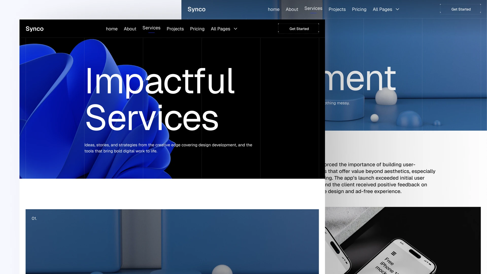 Synco - Agency Portfolio & Creative Agency Framer and Figma Template