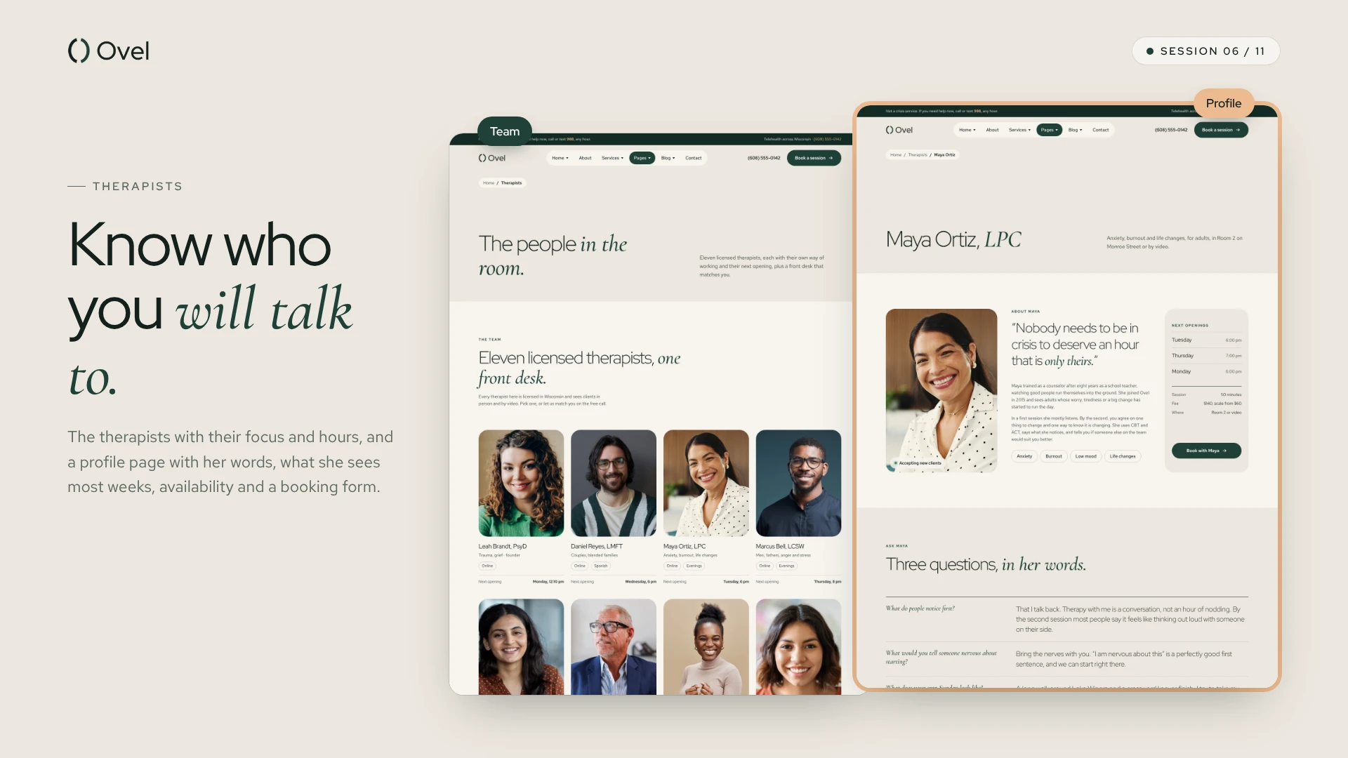 Ovel - Psychologist & Counsellor HTML Template (Screenshot 5 of 10)
