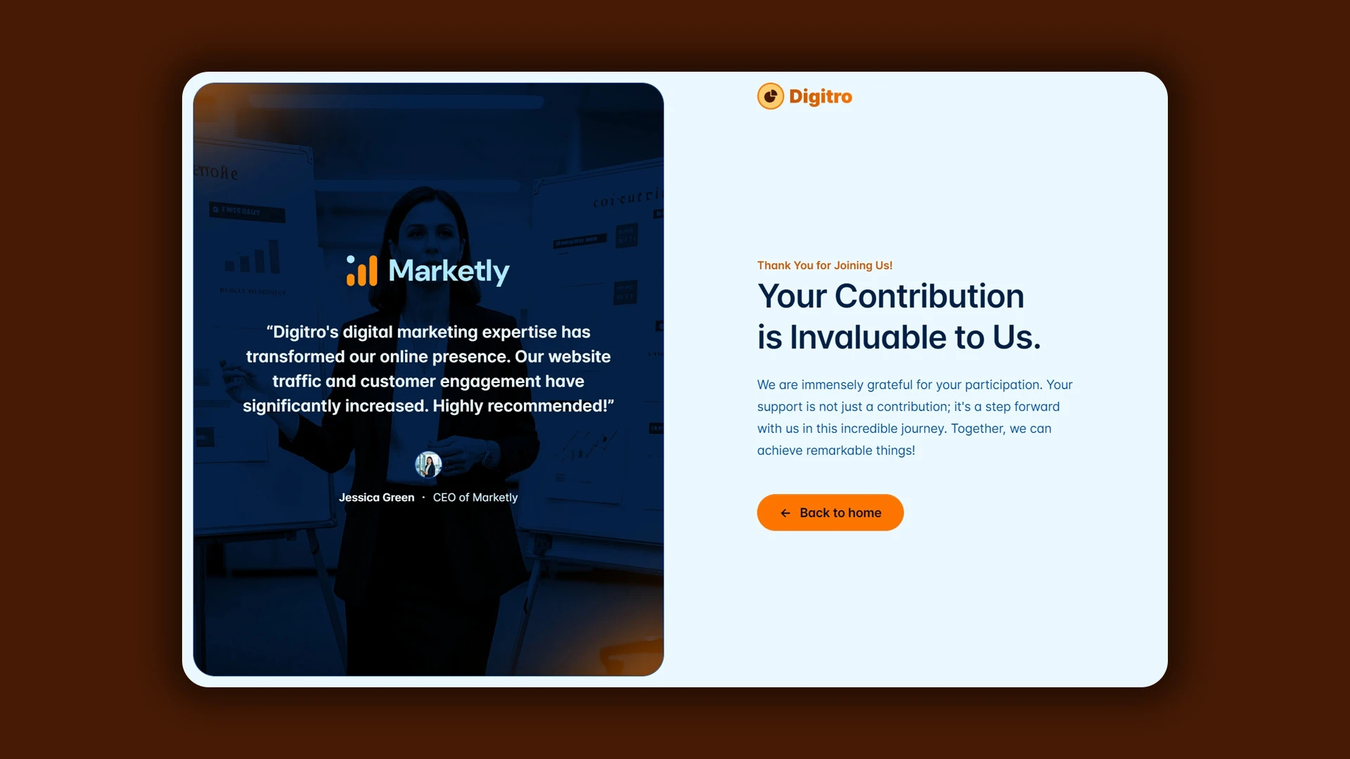 Digitro - Cutting-Edge Digital Marketing Agency HTML Website Template