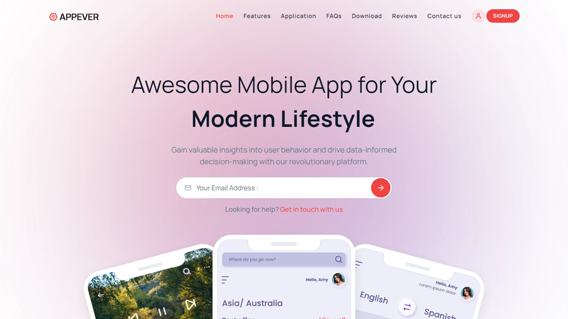 Appever - App Landing HTML Template