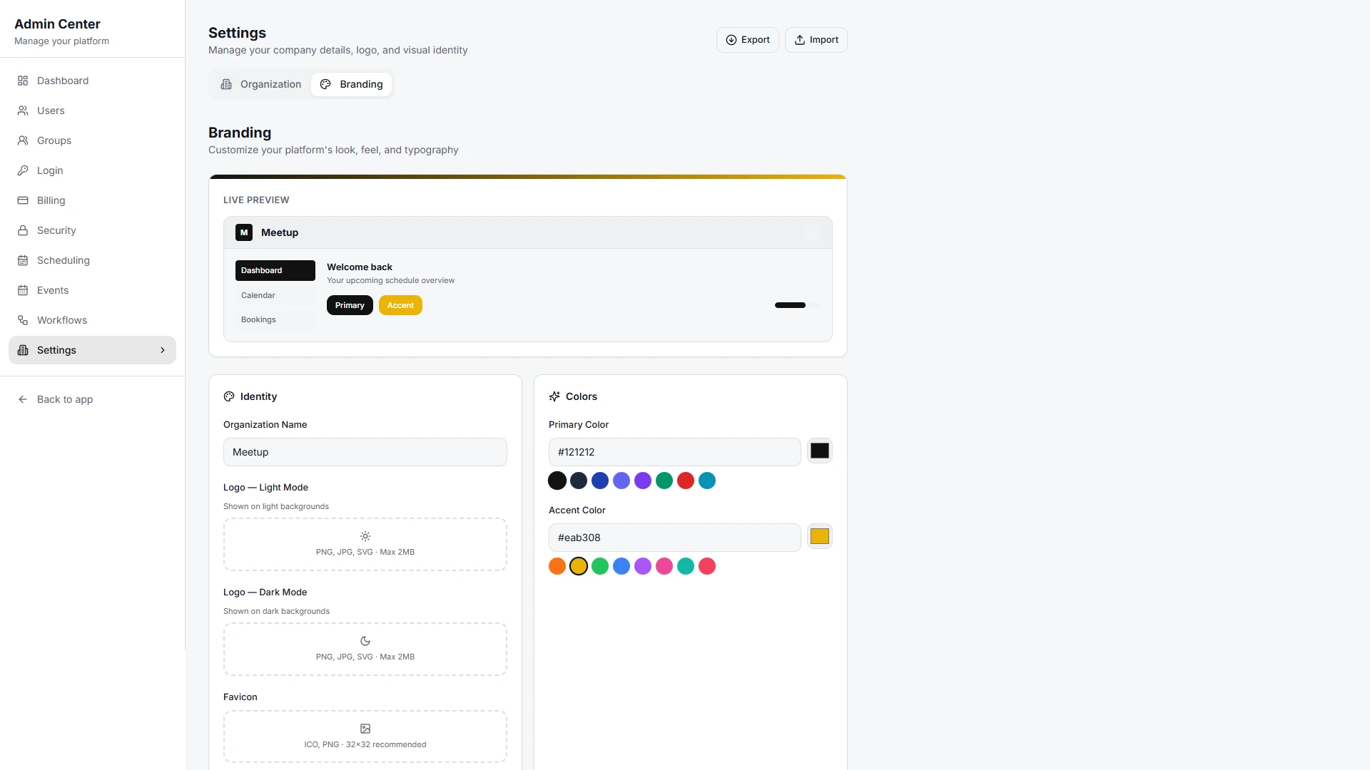 Meetup - AI-Powered Calendar & Meeting Scheduling Platform