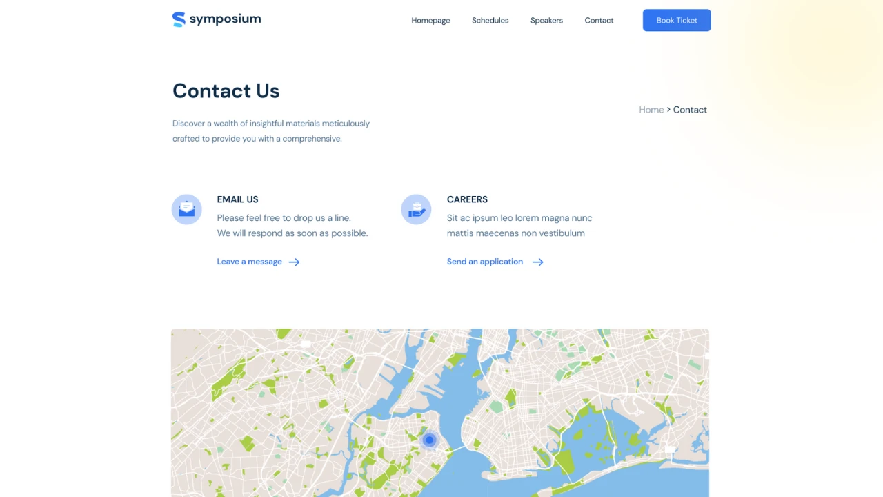 Symposium - NextJs Website Template for Event & Conference