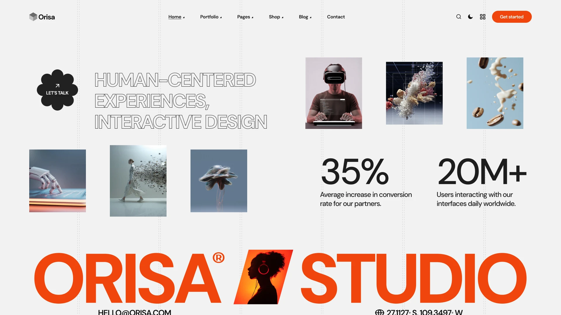 Orisa - Creative Agency & Portfolio Next.js Template
