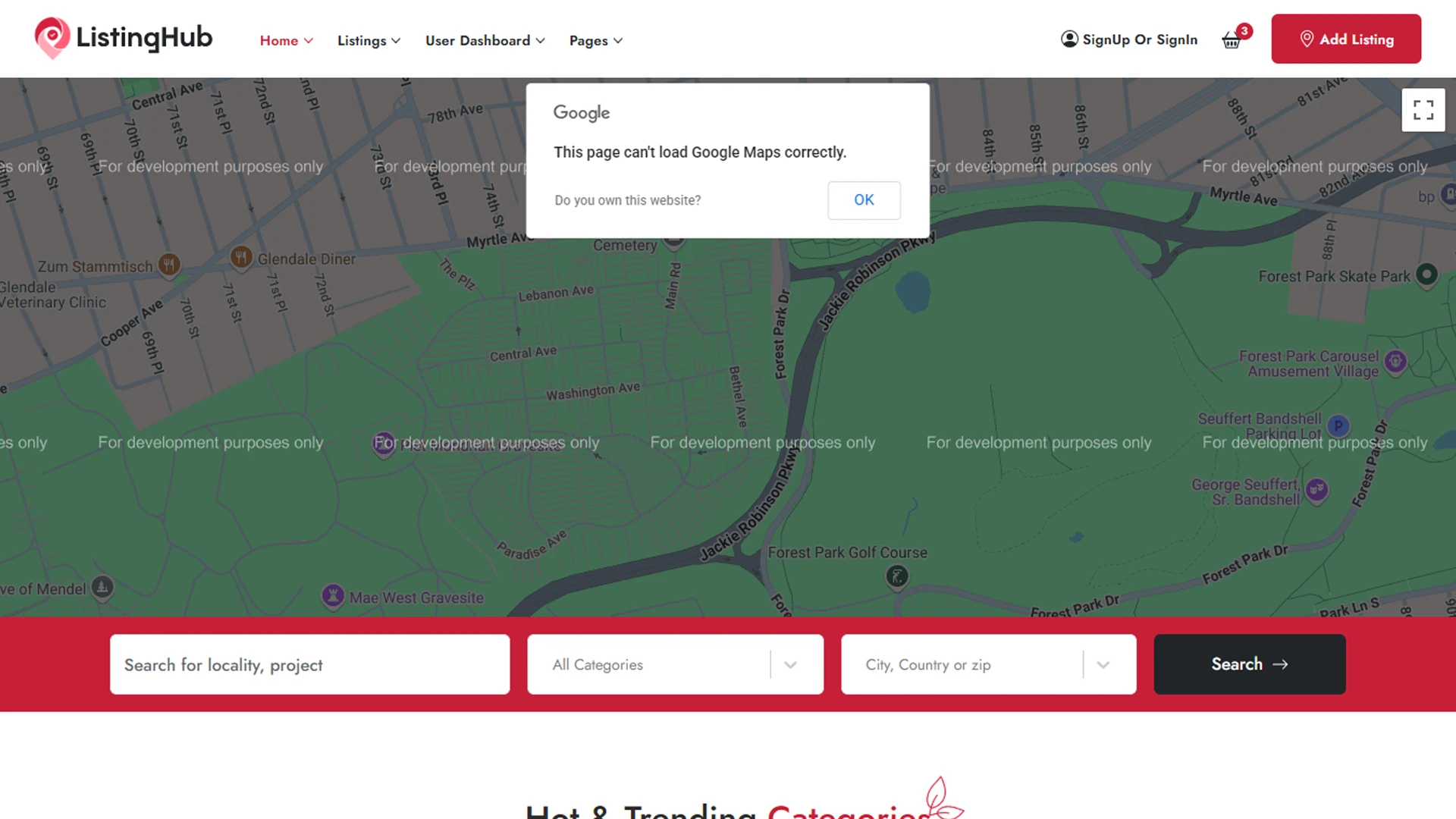 ListingHub - Nuxt Business Directory & Listing Template