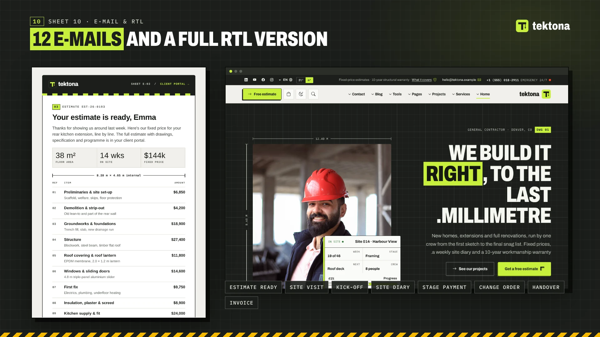 Tektona - Construction & Renovation HTML Template