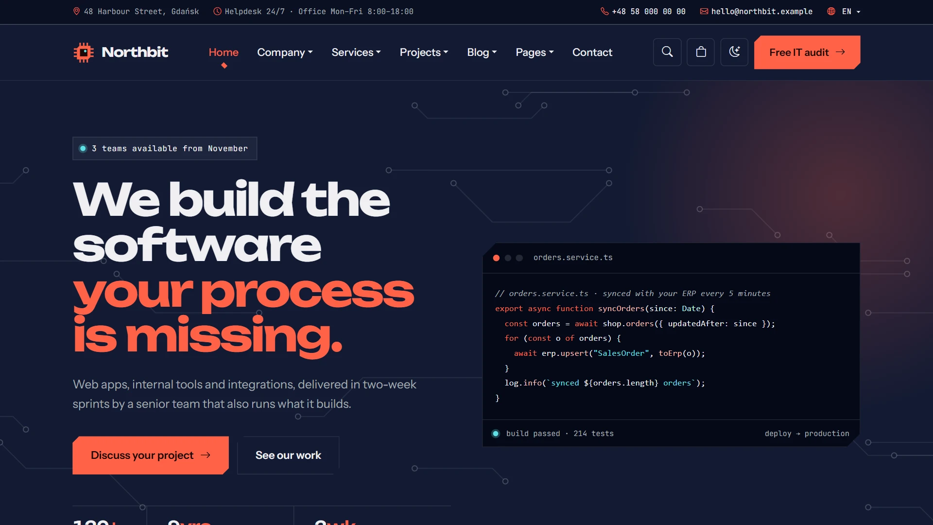 Northbit - IT Services & Solutions HTML Template