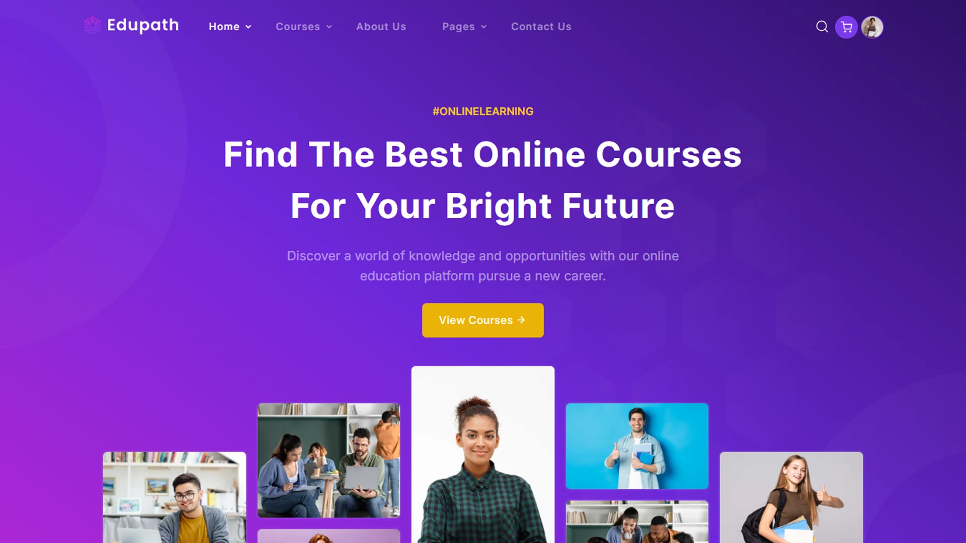 Edupath - React Online Courses & Education LMS Template