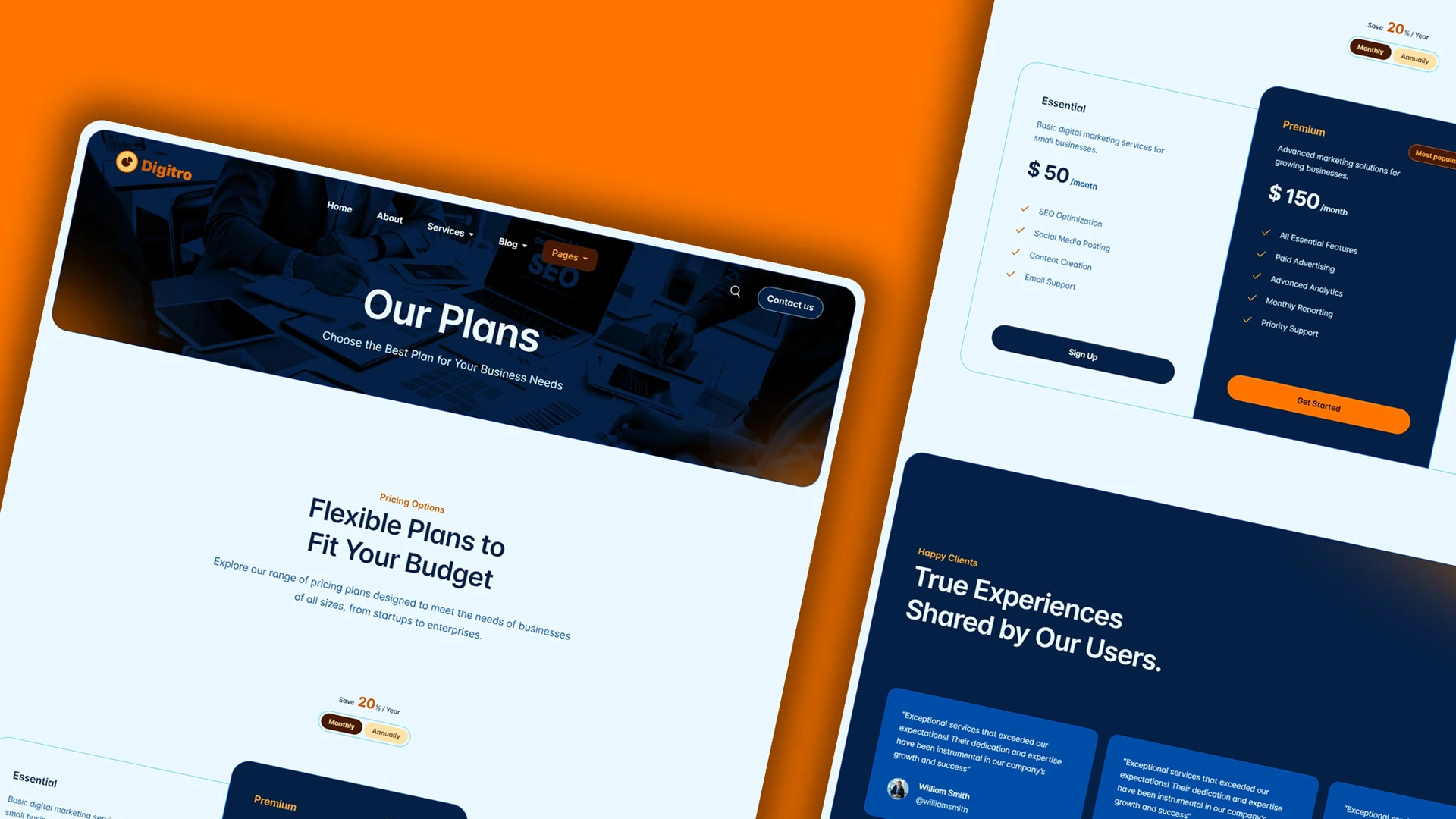 Digitro - Cutting-Edge Digital Marketing Agency HTML Website Template