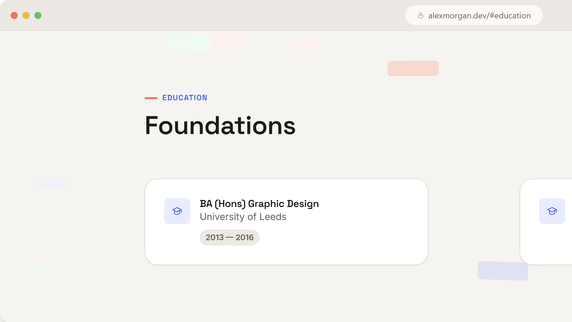 Jenga CV - Scroll-Animated HTML Resume Template
