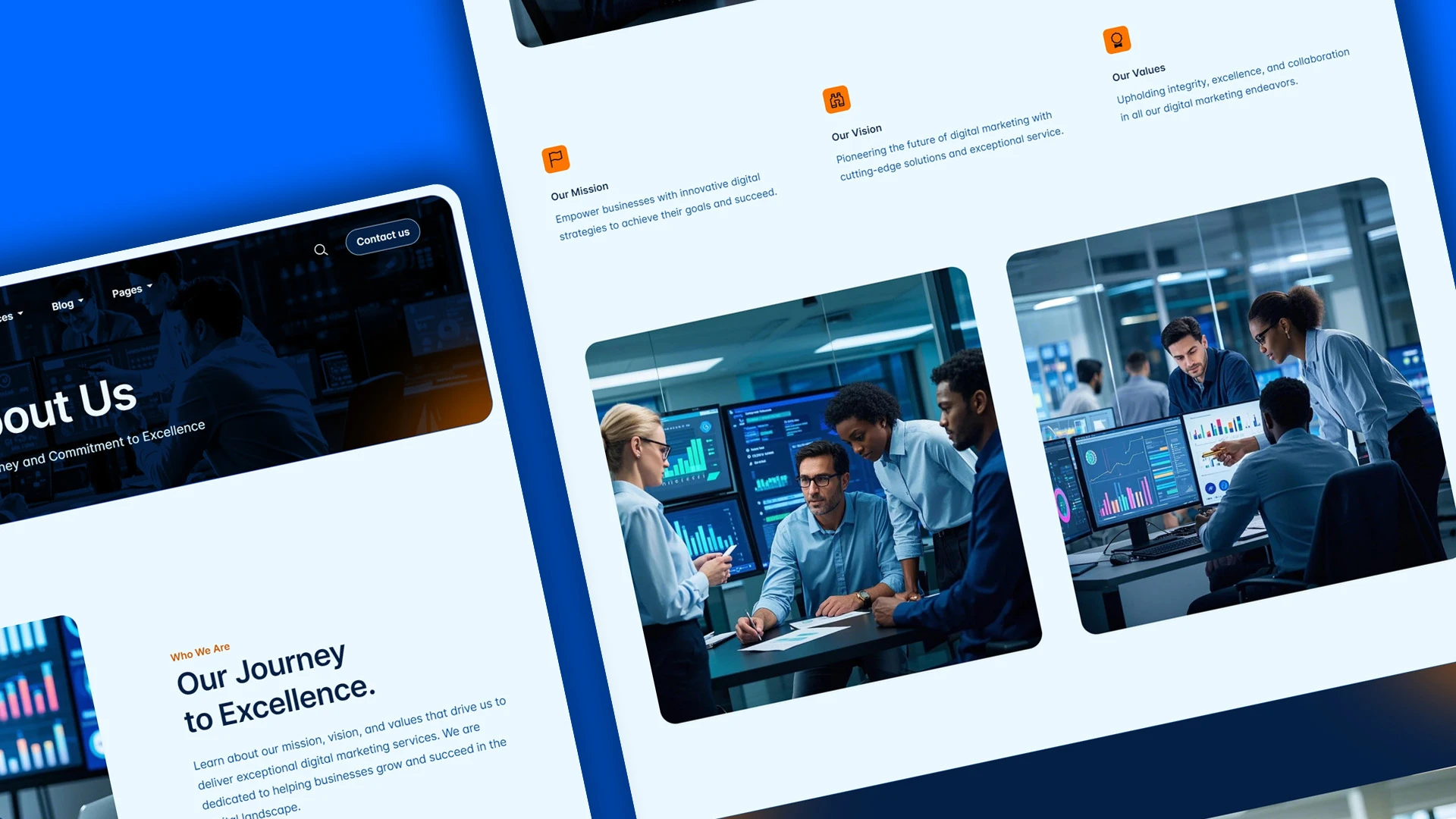 Digitro - Cutting-Edge Digital Marketing Agency HTML Website Template