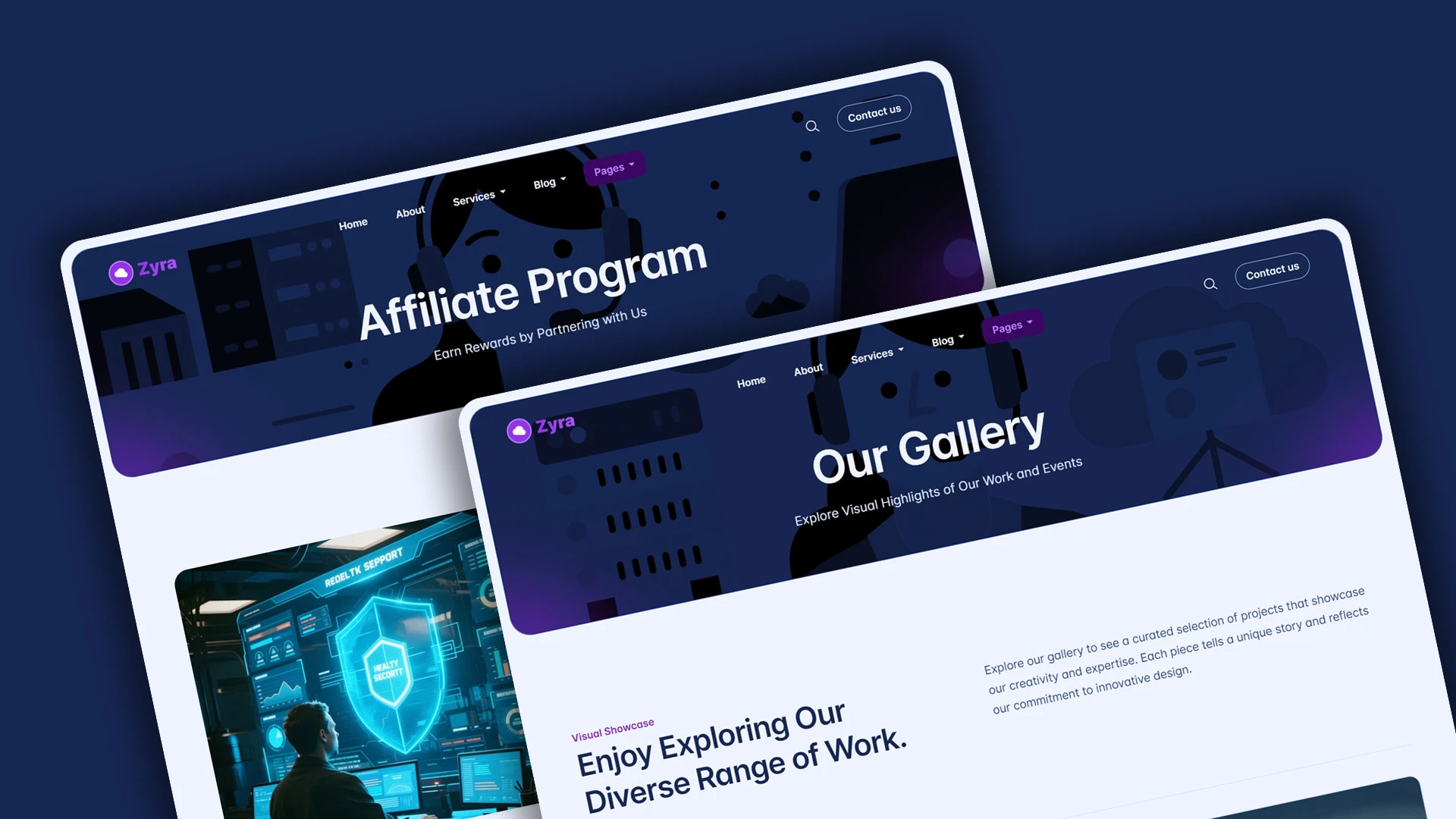 Zyra - Multipurpose IT Solutions & Business Services HTML Website Template