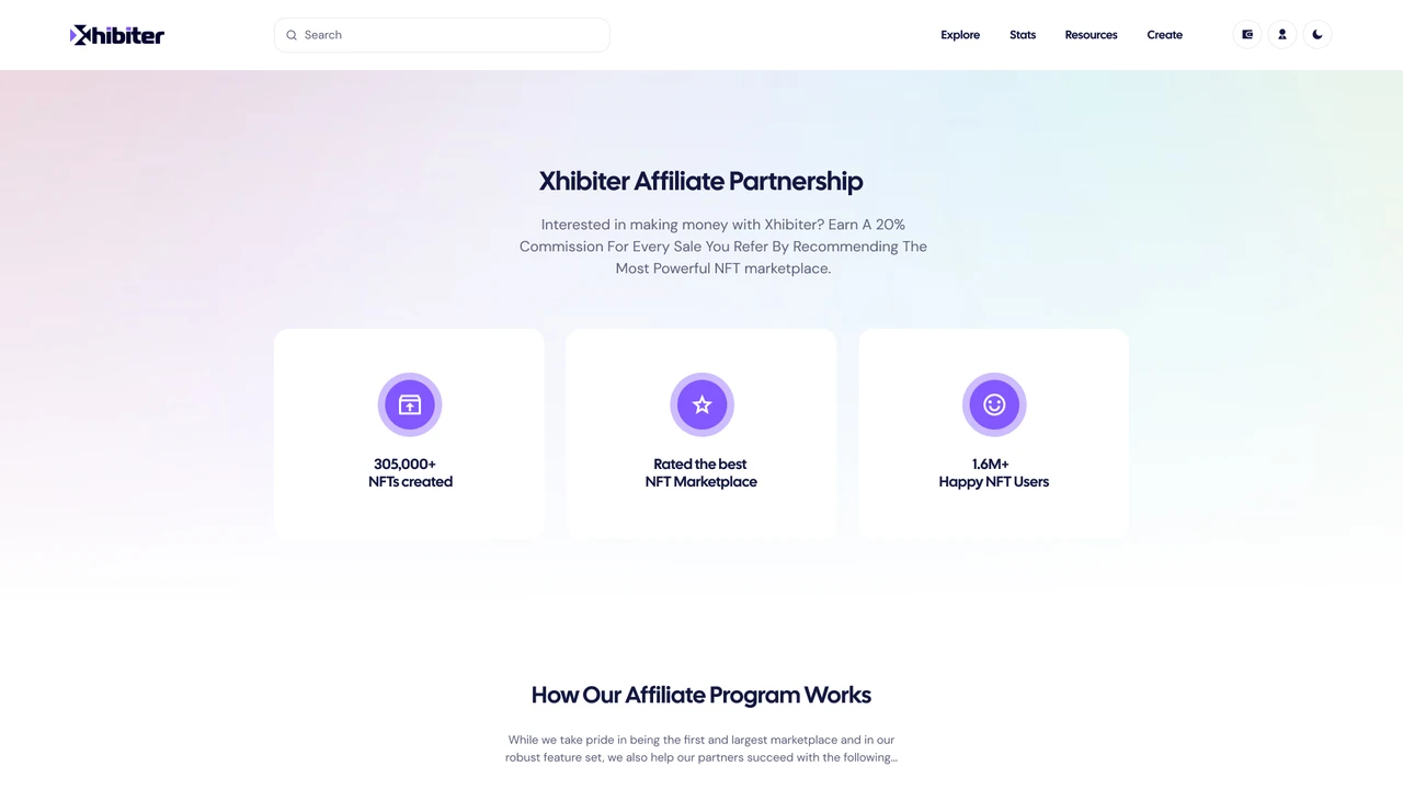 Xhibiter - Web3 Crypto NFT Marketplace Figma Template