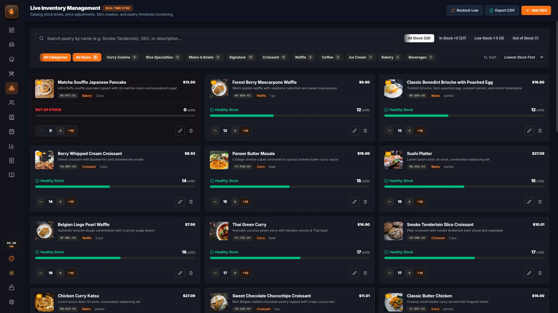 Spice Hub POS - Next.js 15 Restaurant POS & SaaS Dashboard Template