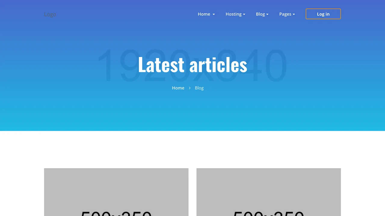 GridHost - Hosting Business Template