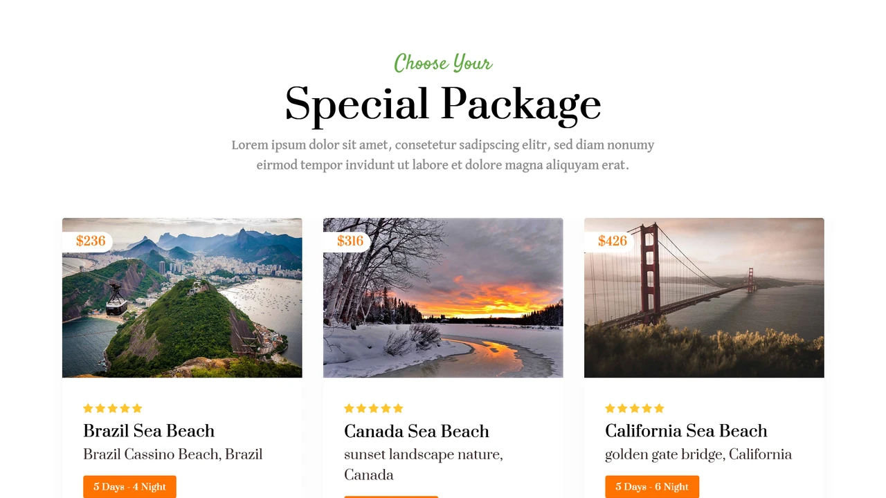 Flyway - Tour & Travel Agency Booking Template