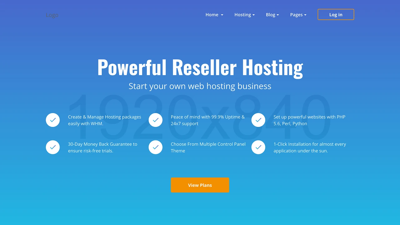 GridHost - Hosting Business Template