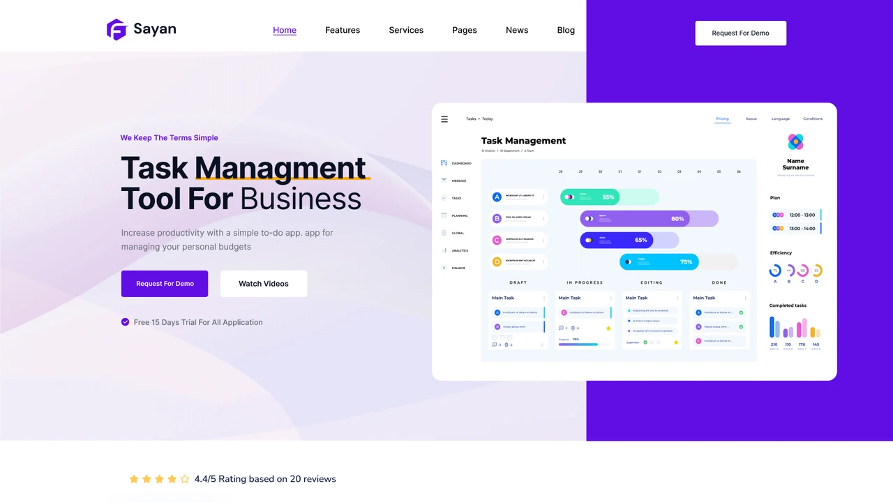 Sayan - Multipurpose Business Figma Template
