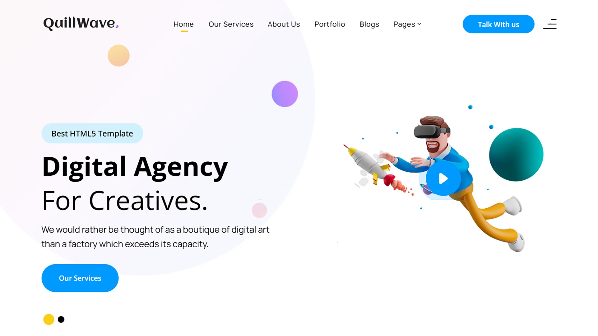 QuillWave - Creative Agency and Business HTML Template