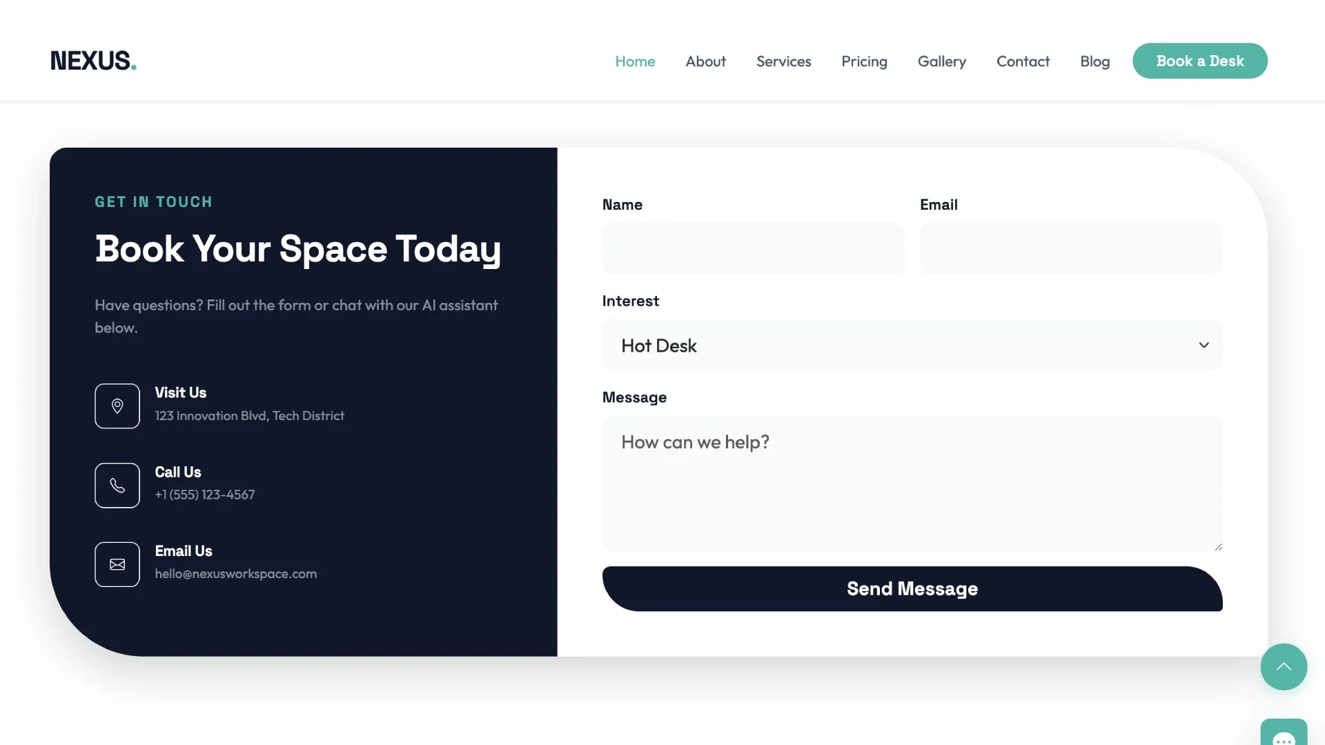 CoDesk - Modern Co-Working Space HTML Template