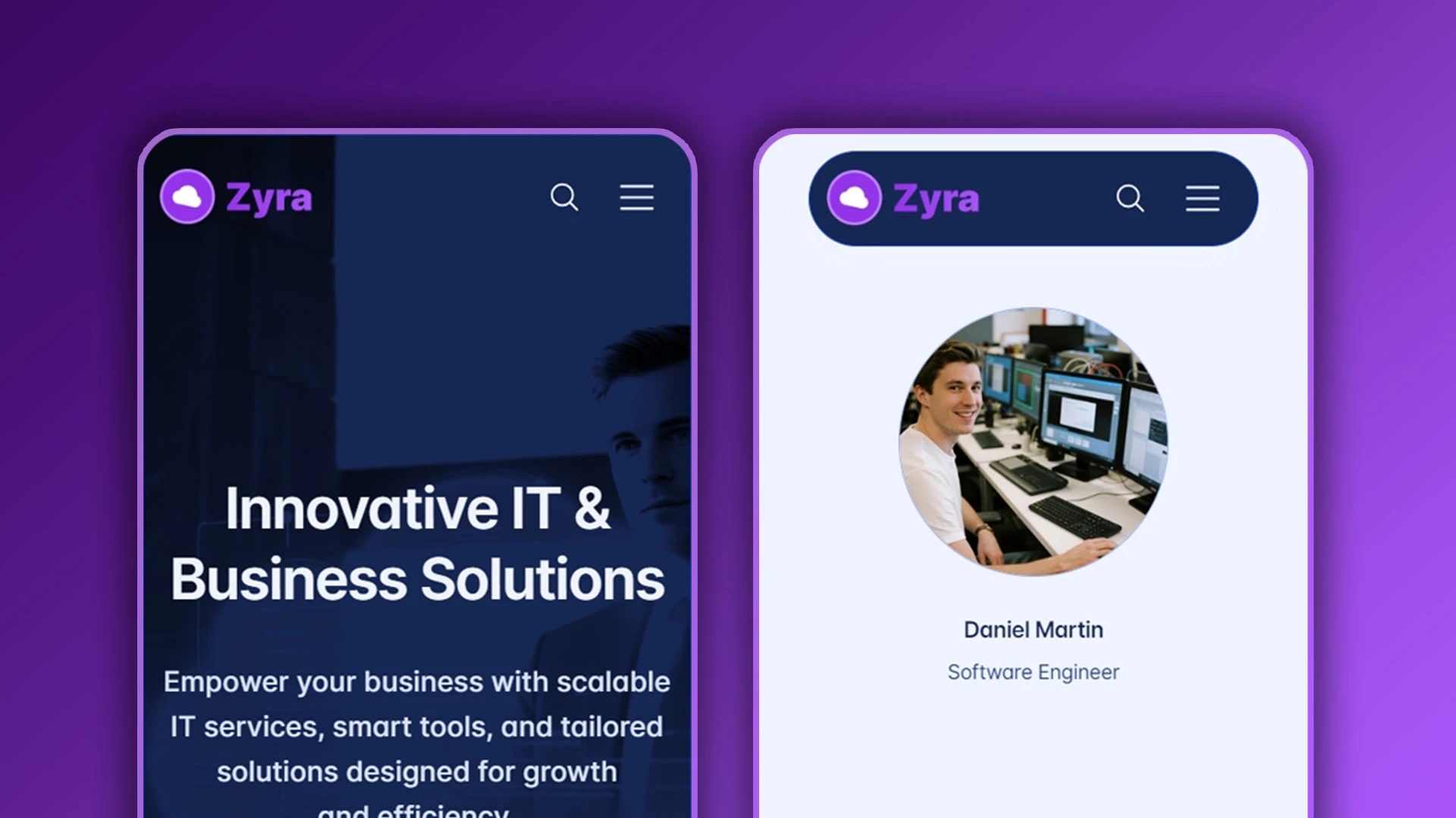 Zyra - Multipurpose IT Solutions & Business Services HTML Website Template