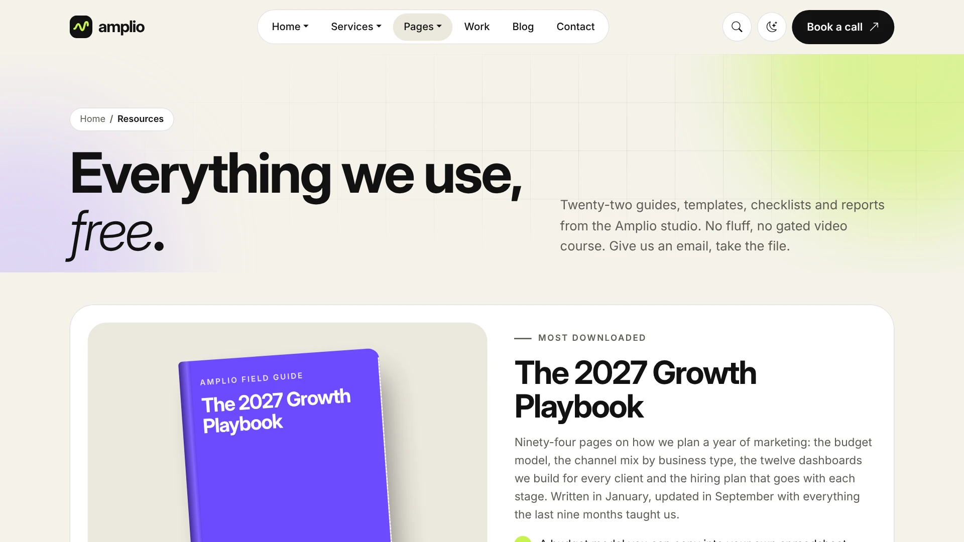 Amplio - Digital Marketing Agency HTML Template