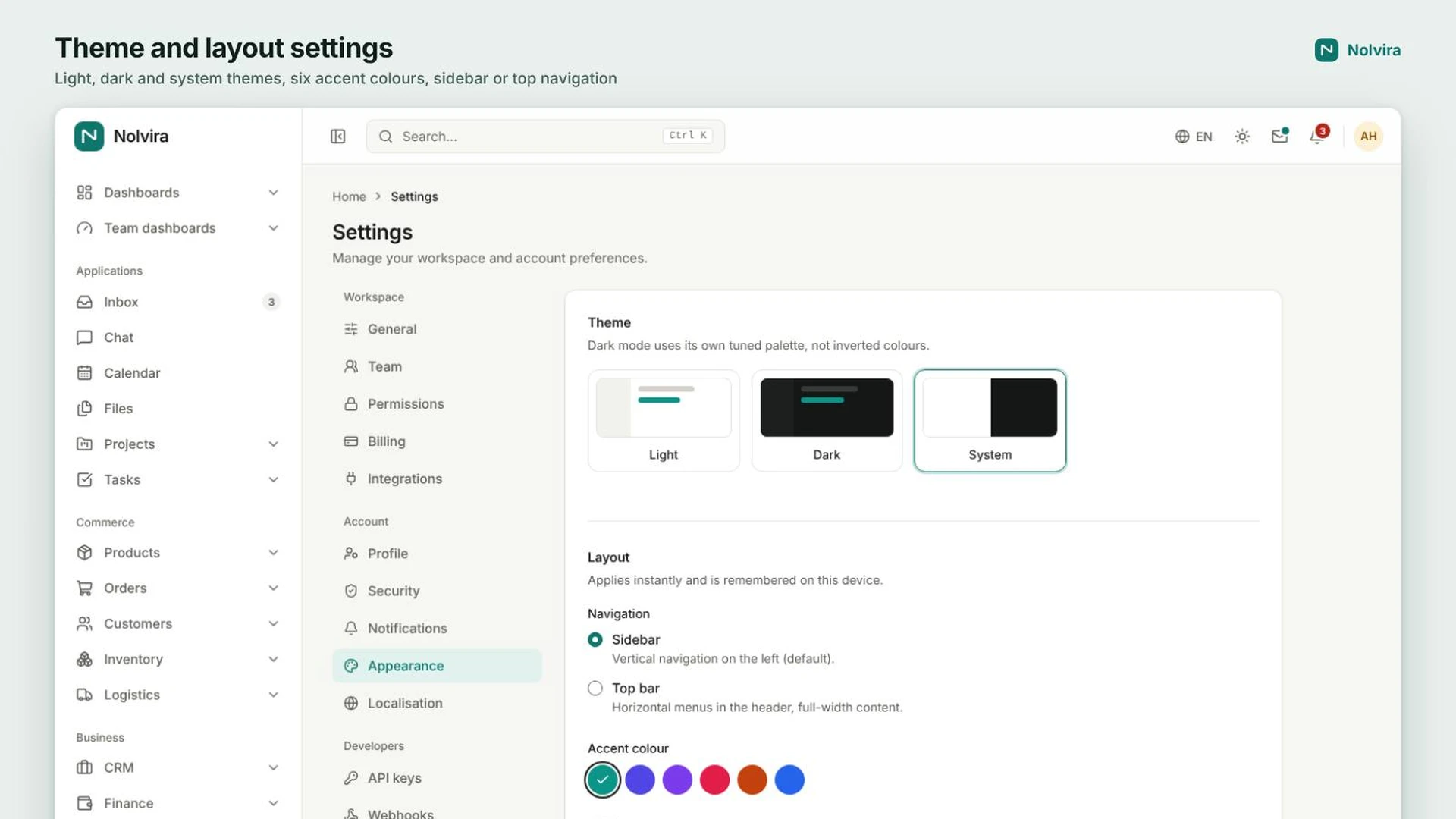 Nolvira - Next.js Admin Dashboard for SaaS and E-Commerce