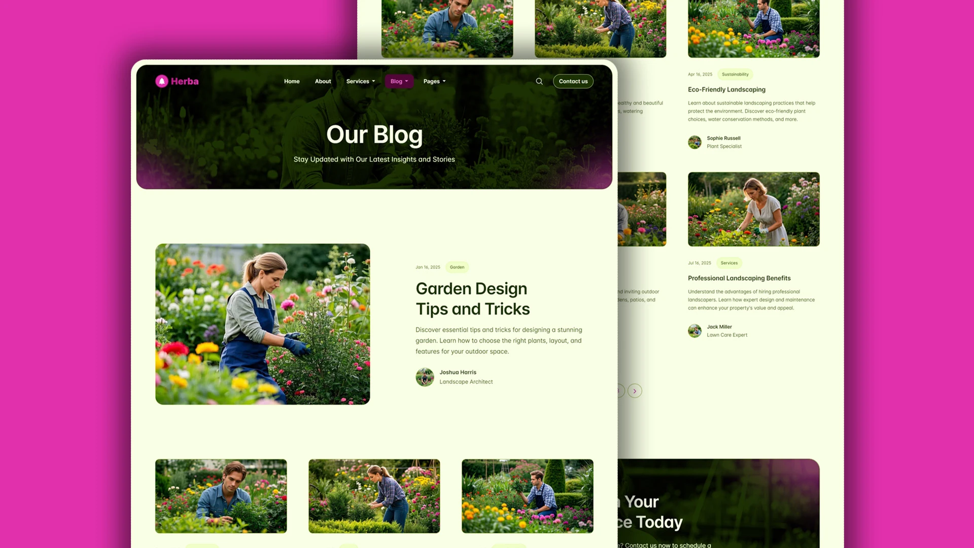 Herba - Innovative Landscaping and Green Spaces HTML Website Template