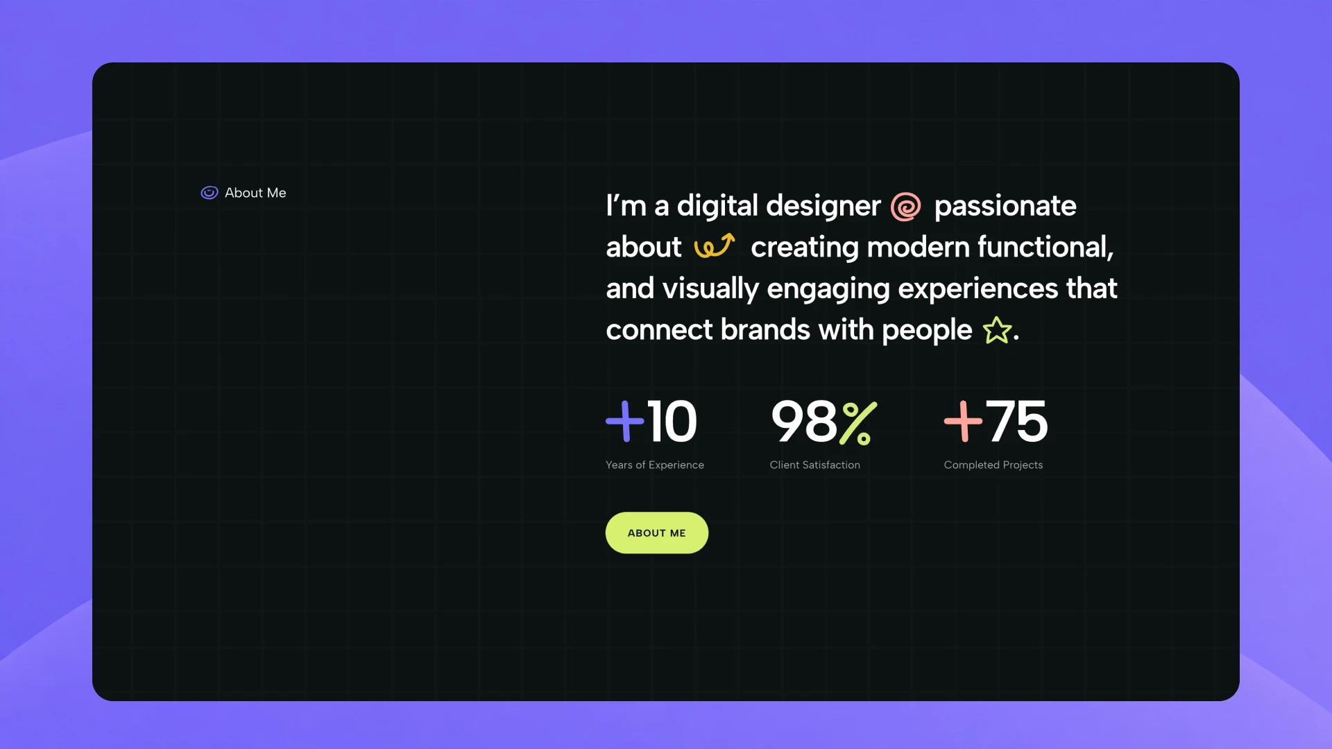 Michael - Portfolio Template for Designers