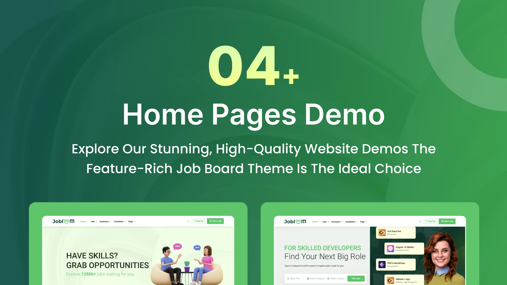 Jobloom - Job Board WordPress Theme