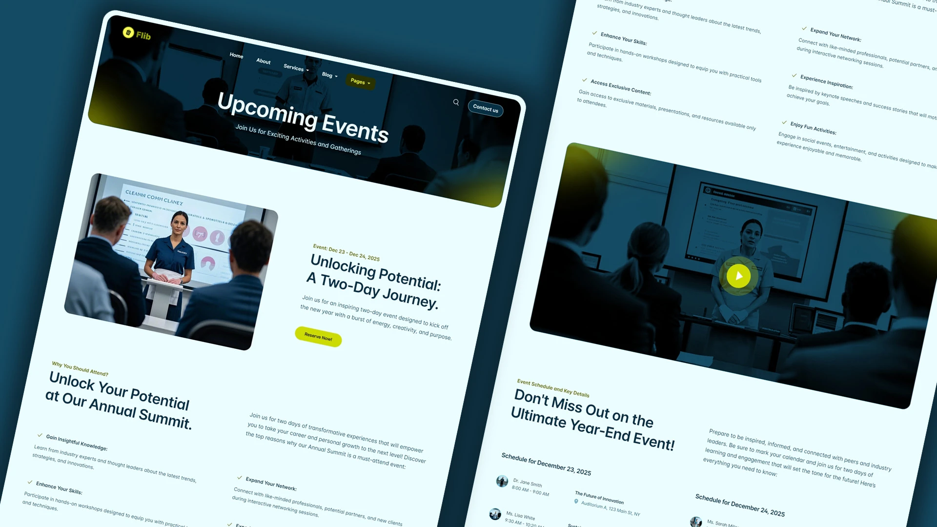 Flib - HTML Website Template For Premium Home Cleaning Services