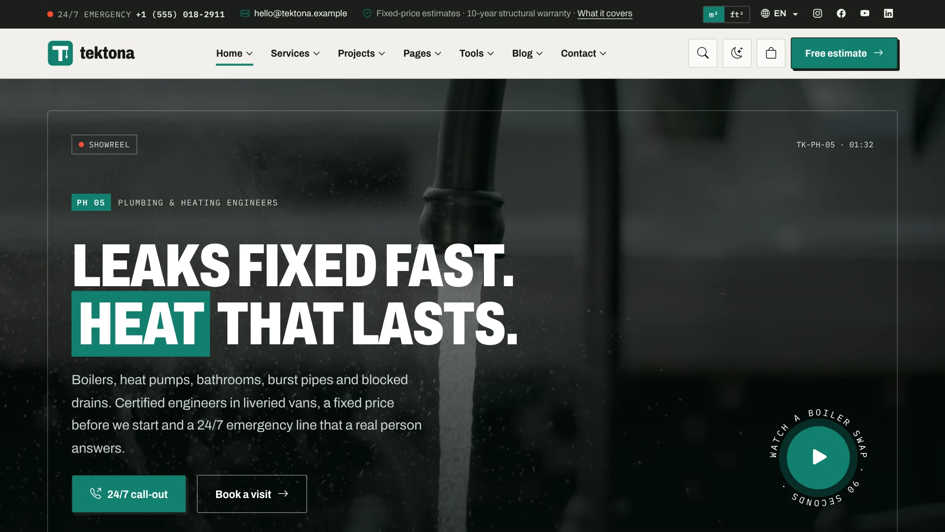 Tektona - Construction & Renovation HTML Template