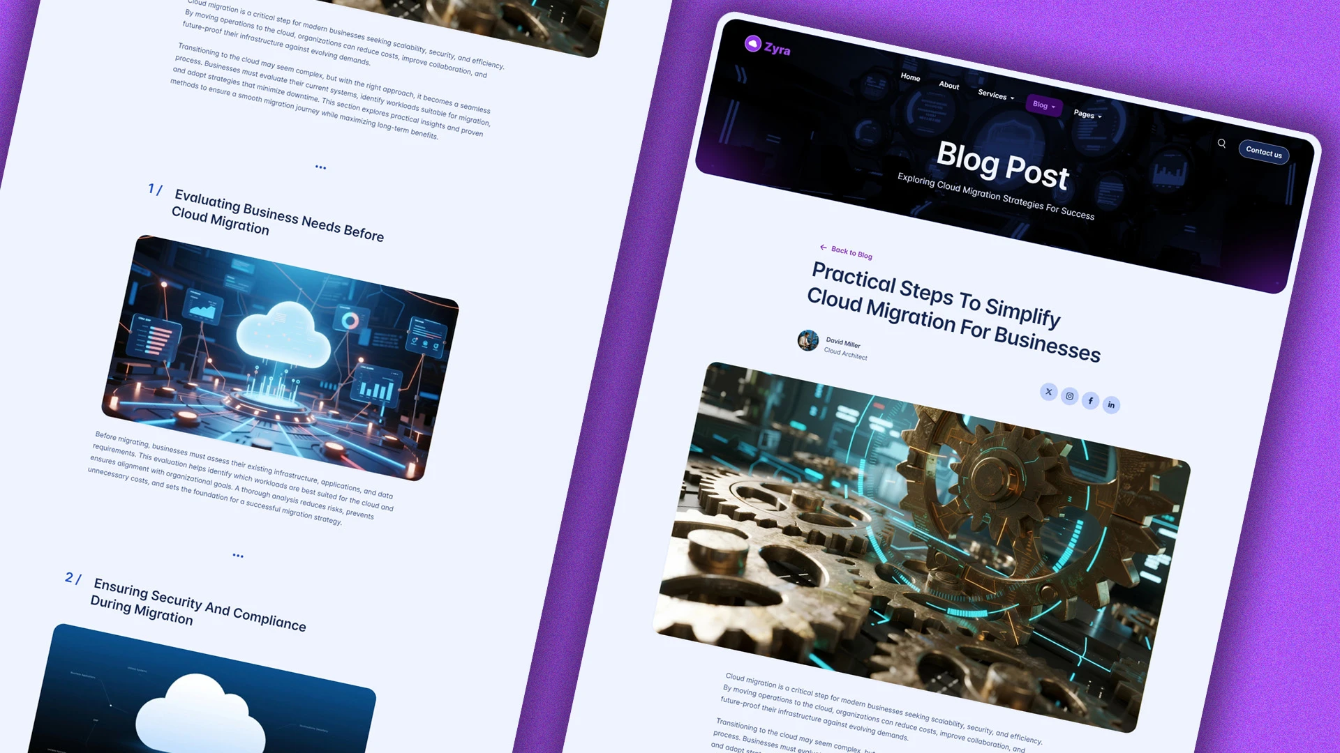Zyra - Multipurpose IT Solutions & Business Services HTML Website Template