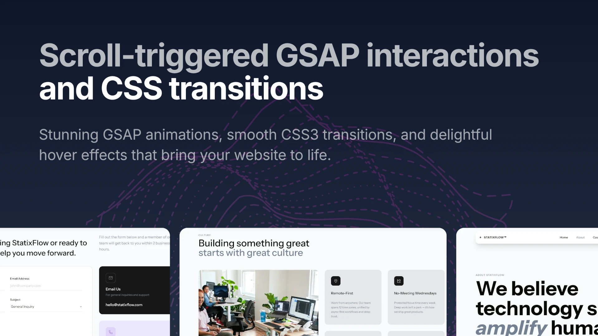 StatixFlow - Next.js Corporate & SaaS Template