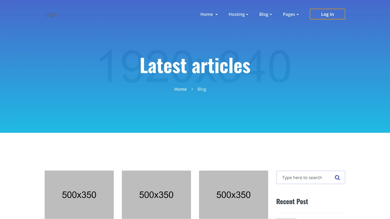 GridHost - Hosting Business Template
