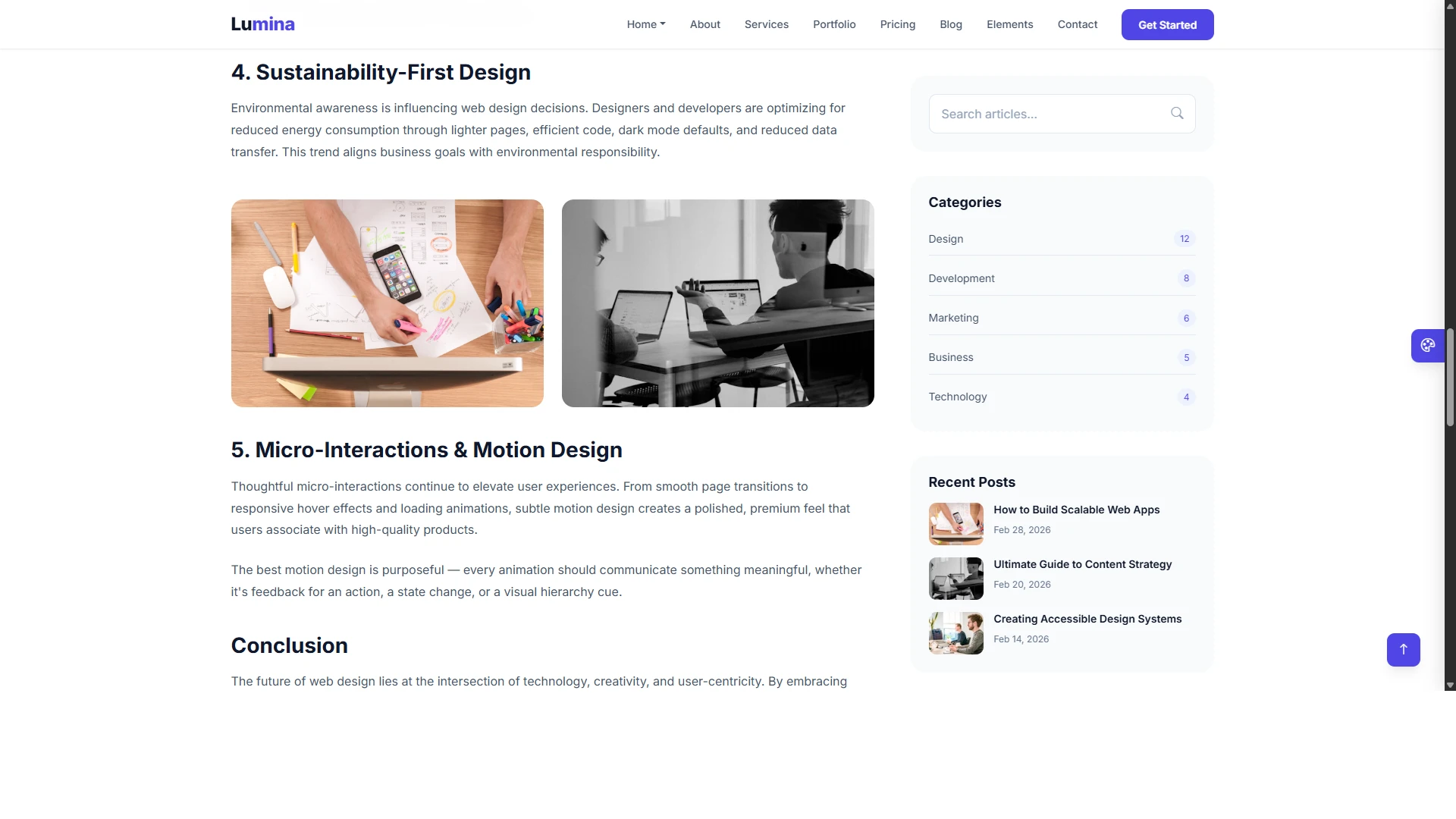 Lumina - Clean and Modular Multi-Page Bootstrap 5 HTML Template