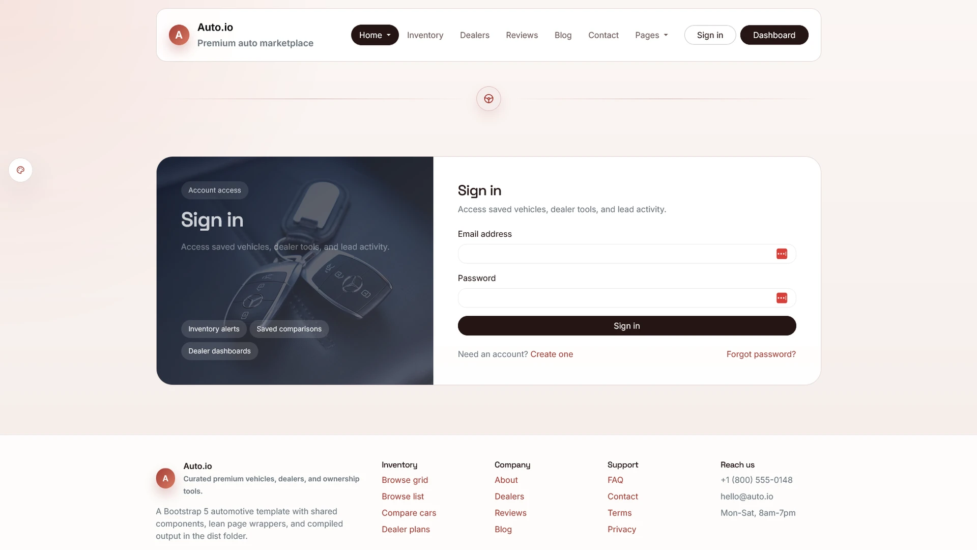 AutoIO - Cars Listings & Directory Template